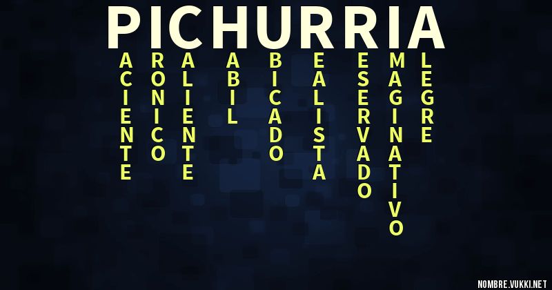 Acróstico pichurria