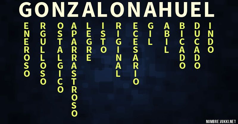 Acróstico gonzalo nahuel