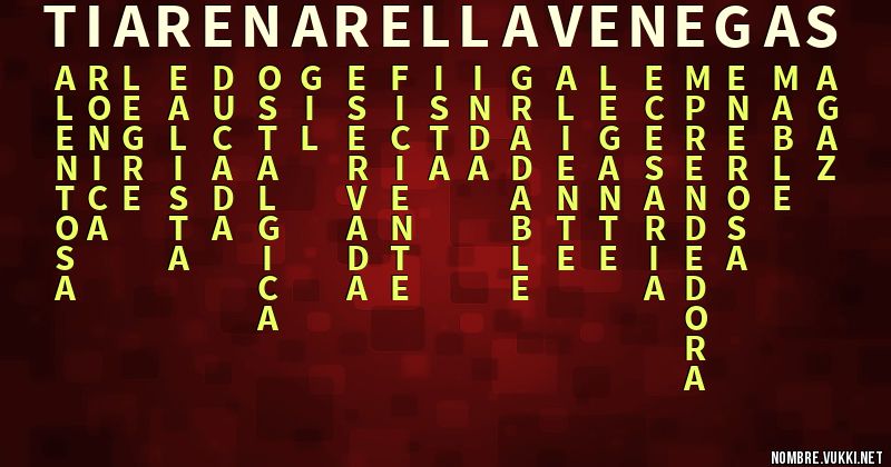 Acróstico tiare narella venegas