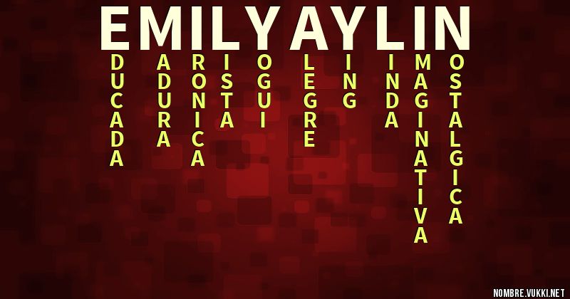 Acróstico emily aylin