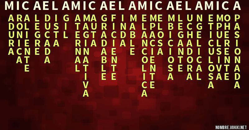 Acróstico micaela micaela micaela mica