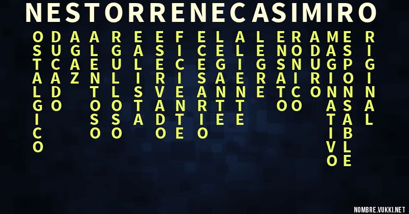 Acróstico néstor rené casimiro