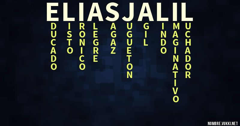 Acróstico elias jalil