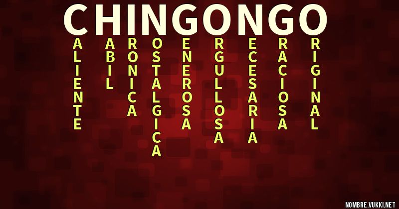 Acróstico chingongo