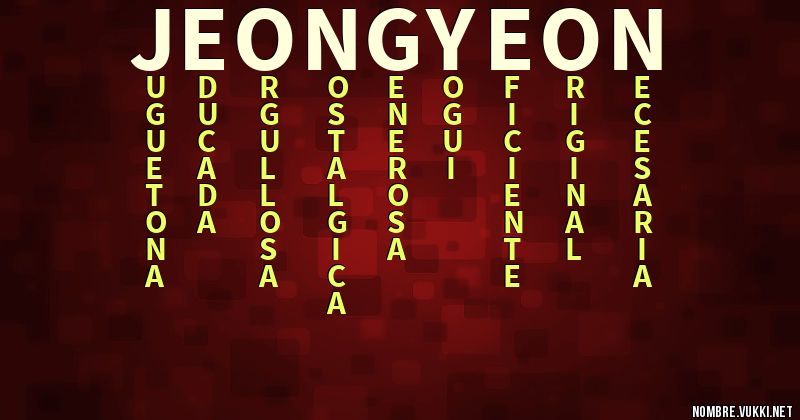 Acróstico jeongyeon