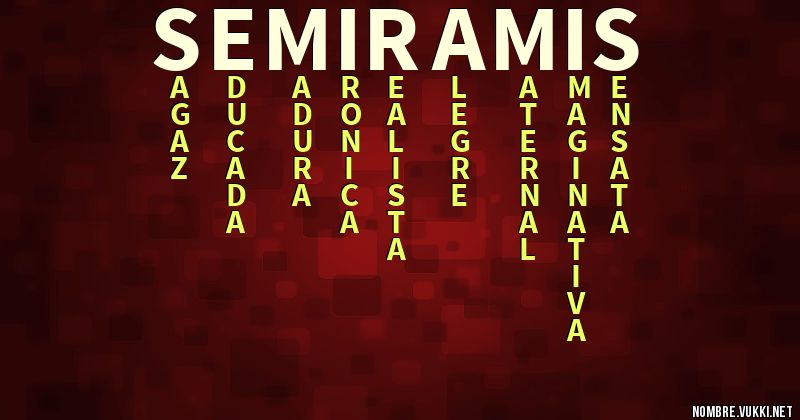 Acróstico semiramis