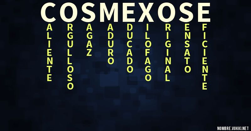 Acróstico cosme xosé