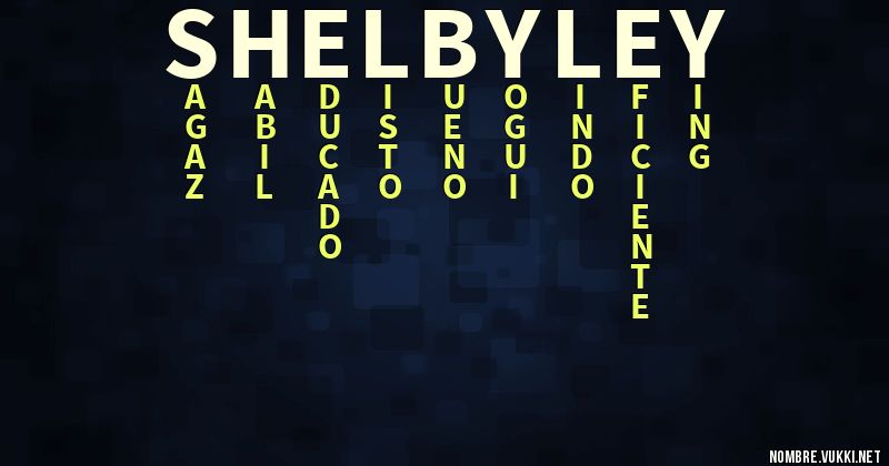 Acróstico shelby ley