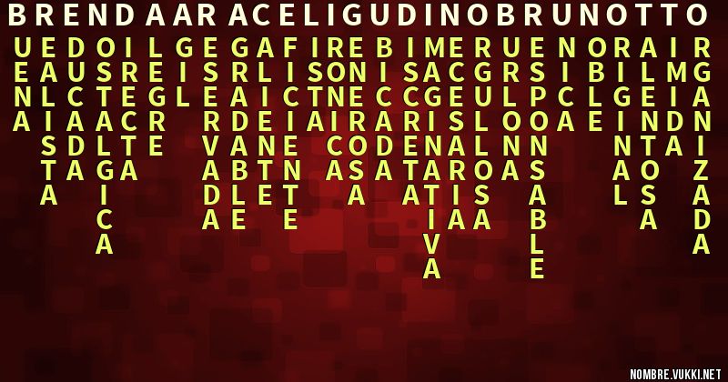 Acróstico brenda araceligudiñobrunotto