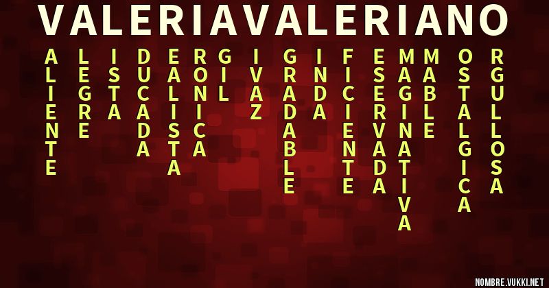 Acróstico valería valeriano