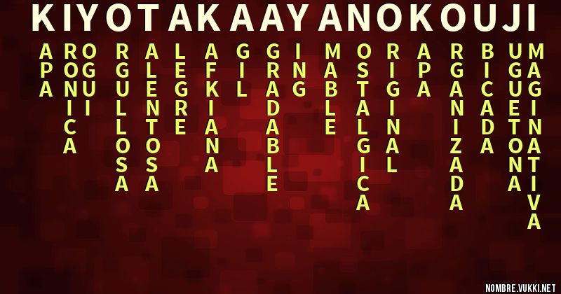 Acróstico kiyotaka ayanokouji