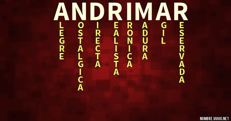 Acróstico andrimar