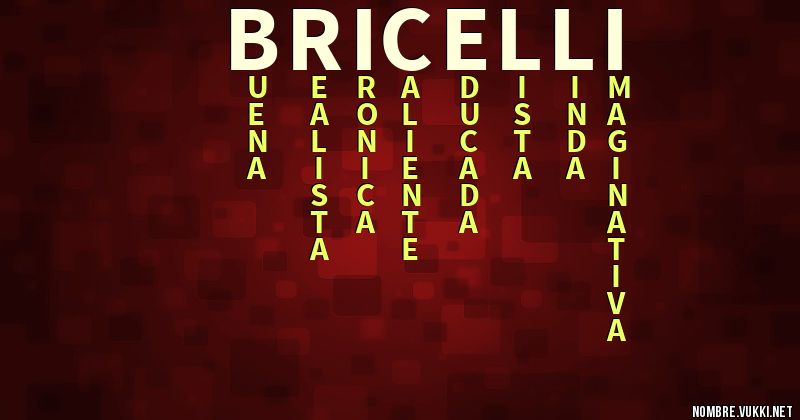 Acróstico bricelli