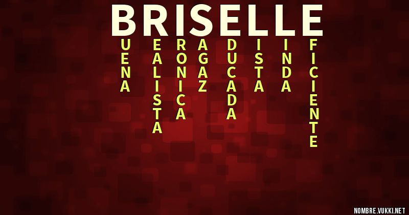 Acróstico briselle