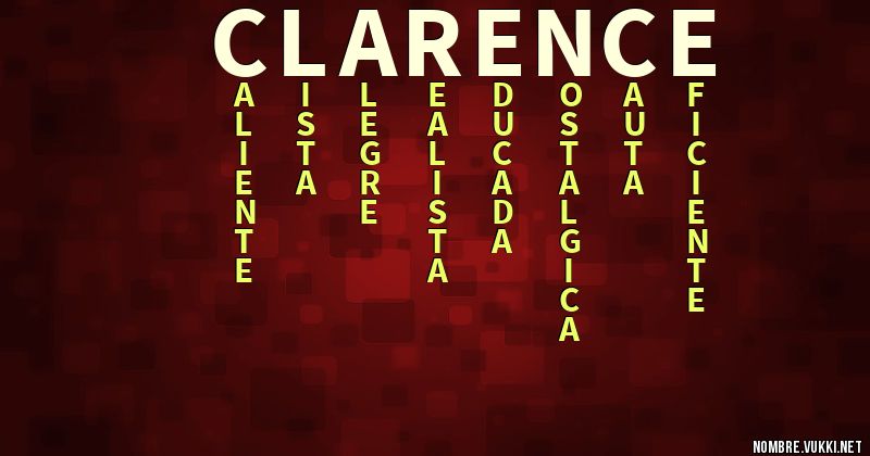 Acróstico clarence