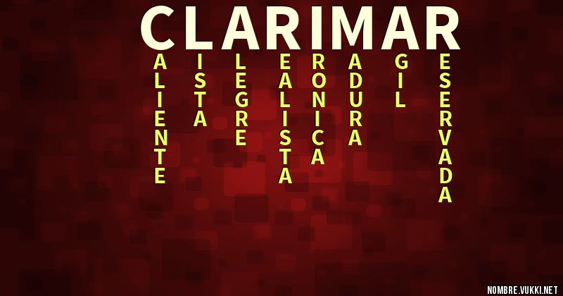 Acróstico clarimar
