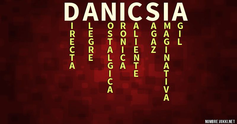 Acróstico danicsia