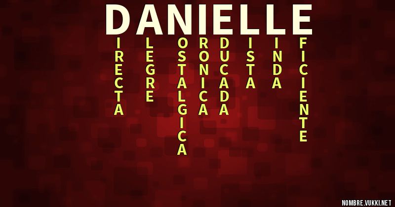 Acróstico danielle