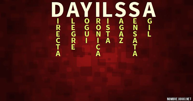 Acróstico dayilssa