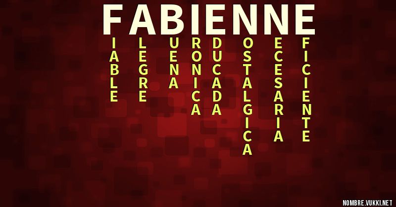 Acróstico fabienne