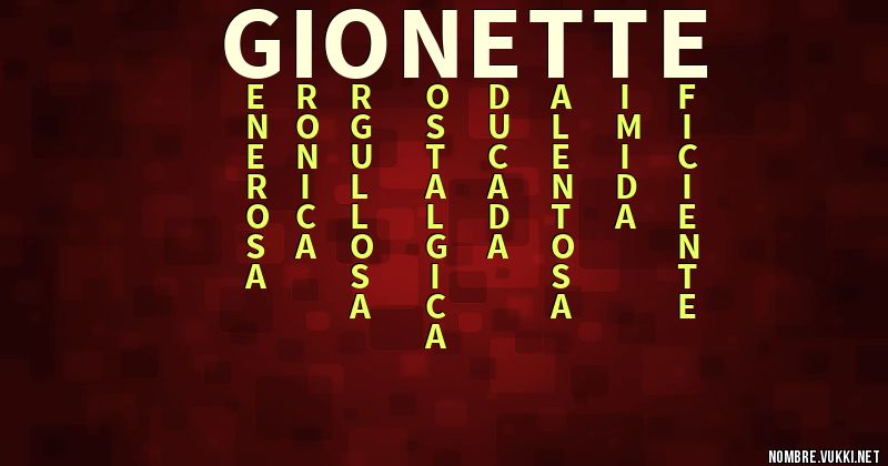 Acróstico gionette