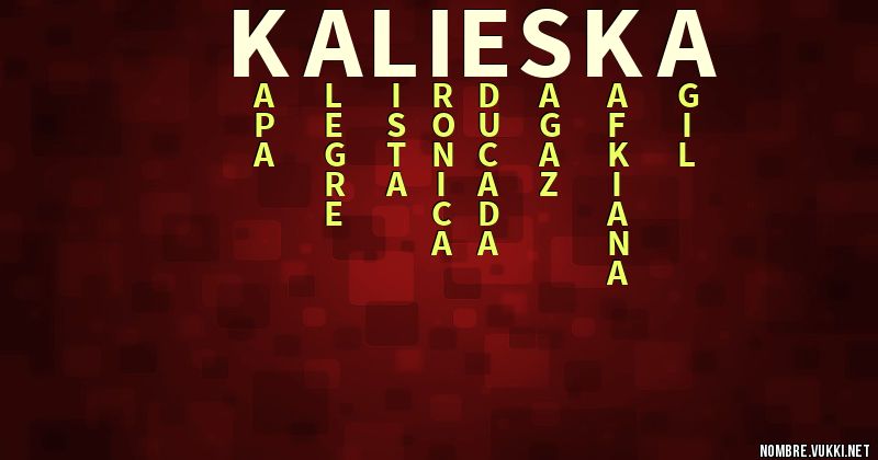 Acróstico kalieska