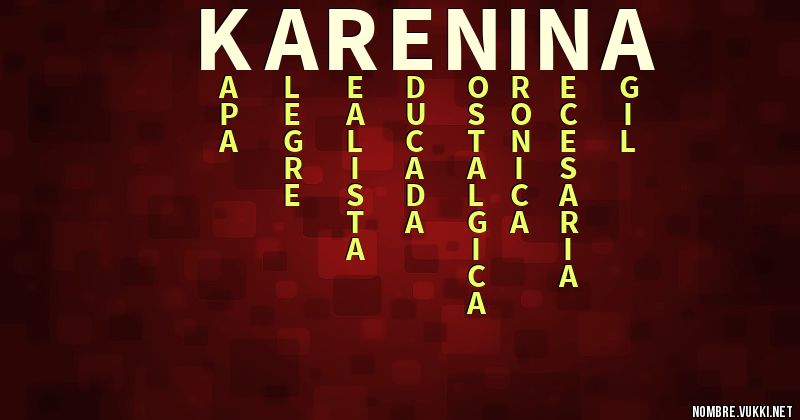 Acróstico karenina