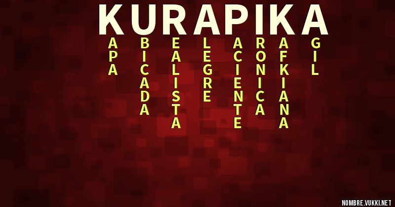 Acróstico kurapika