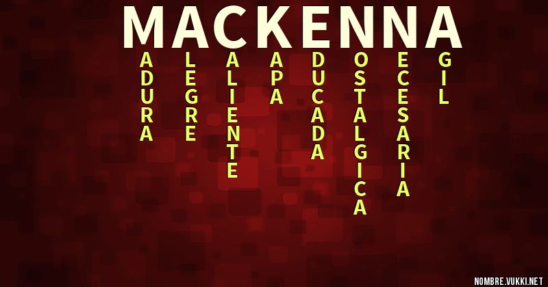 Acróstico mackenna