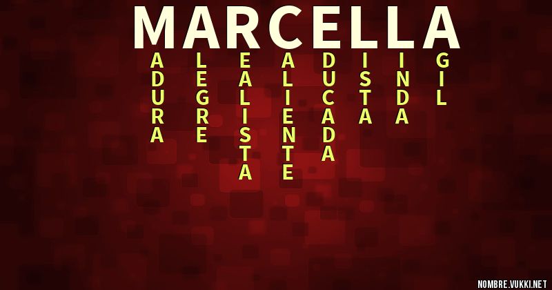 Acróstico marcella