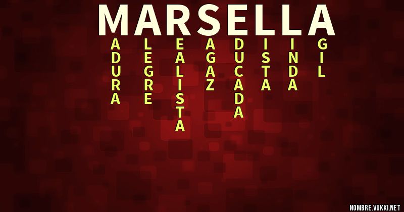 Acróstico marsella