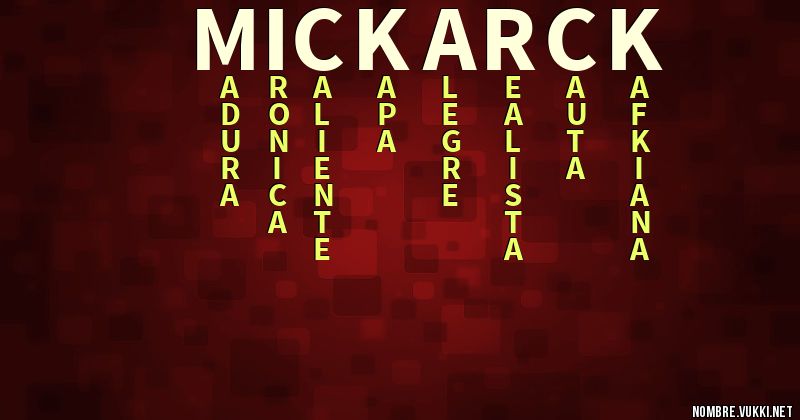 Acróstico mickarck