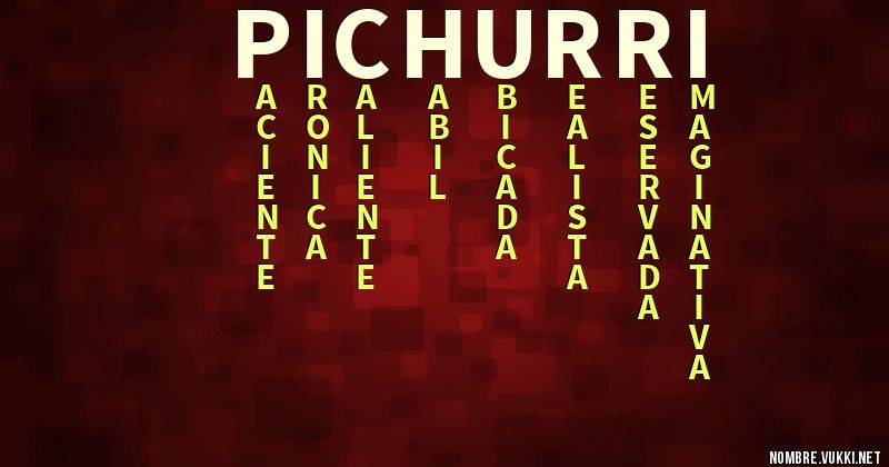 Acróstico pichurri