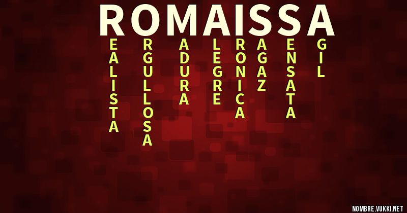 Acróstico romaissa