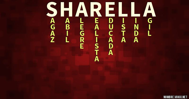 Acróstico sharella