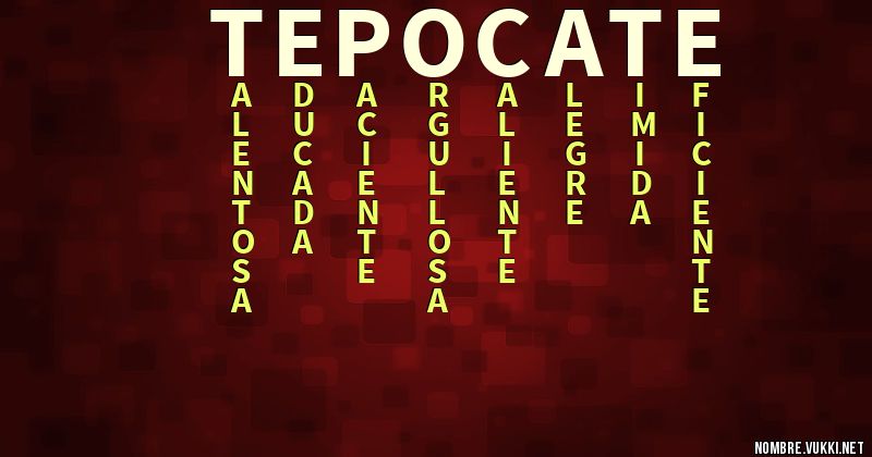 Acróstico tepocate