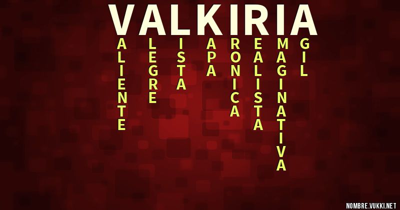 Acróstico valkiria