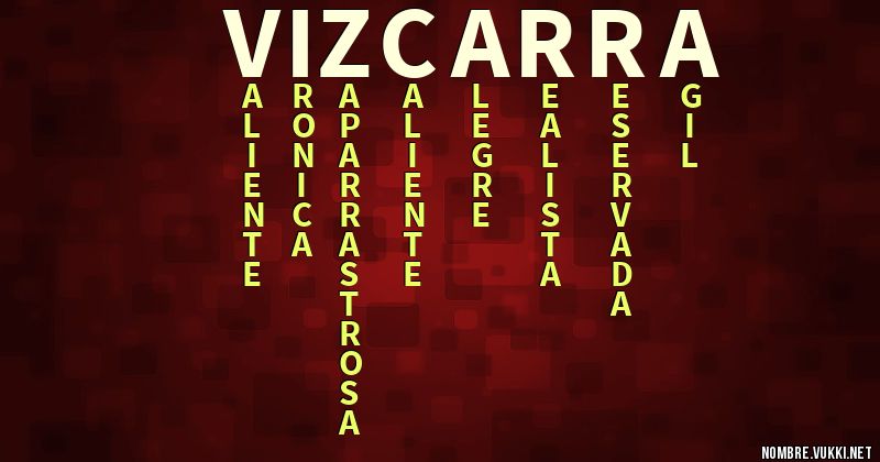 Acróstico vizcarra