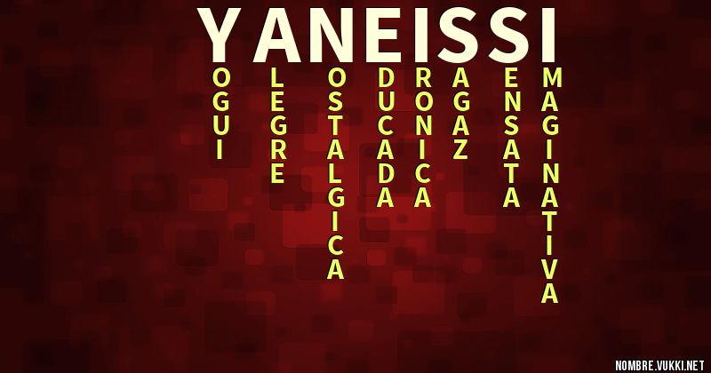 Acróstico yaneissi