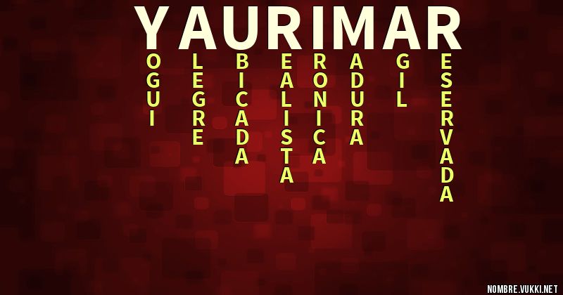 Acróstico yaurimar