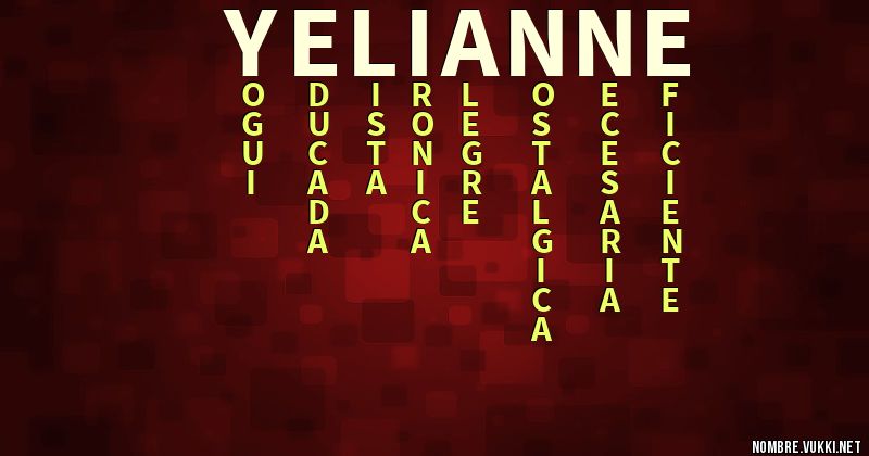 Acróstico yelianne