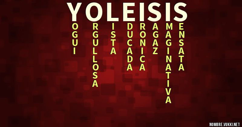 Acróstico yoleisis