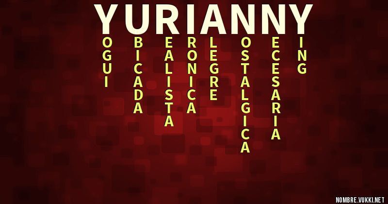 Acróstico yurianny