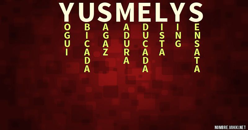 Acróstico yusmelys