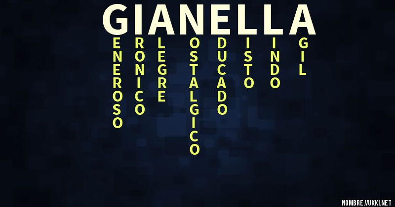 Acróstico gianella