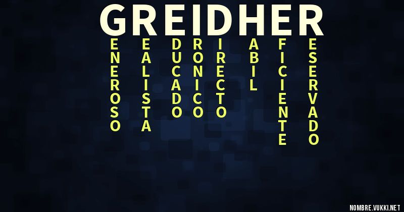 Acróstico greidher