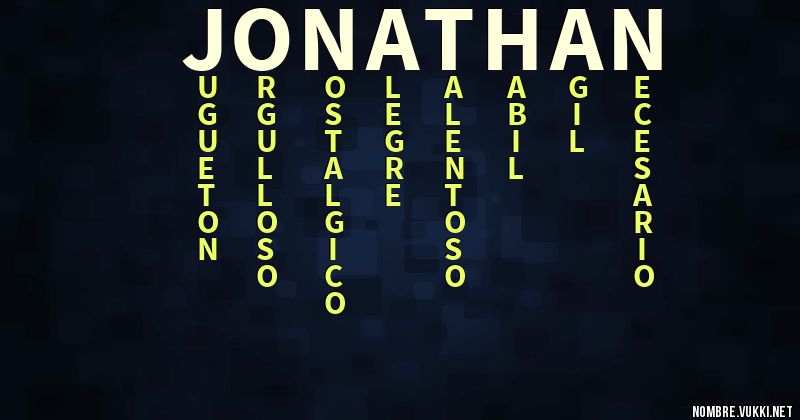 Qué significa jonathan.
