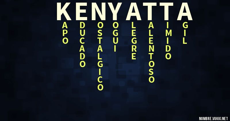 Acróstico kenyatta