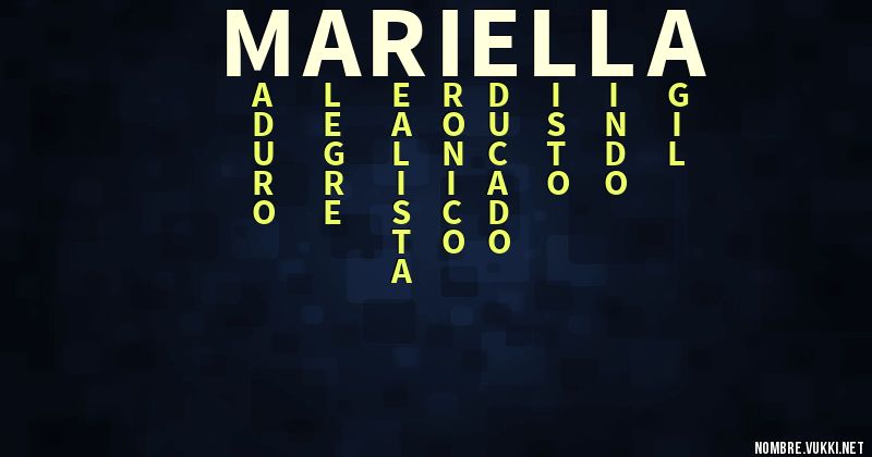 Acróstico mariella