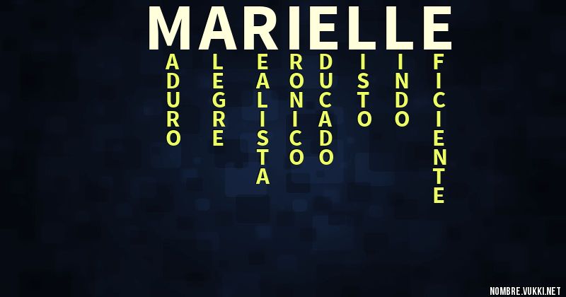 Acróstico marielle